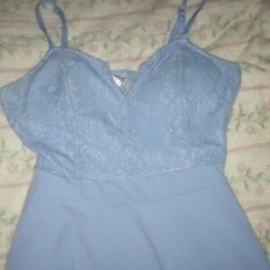 Light Blue Casual Dress